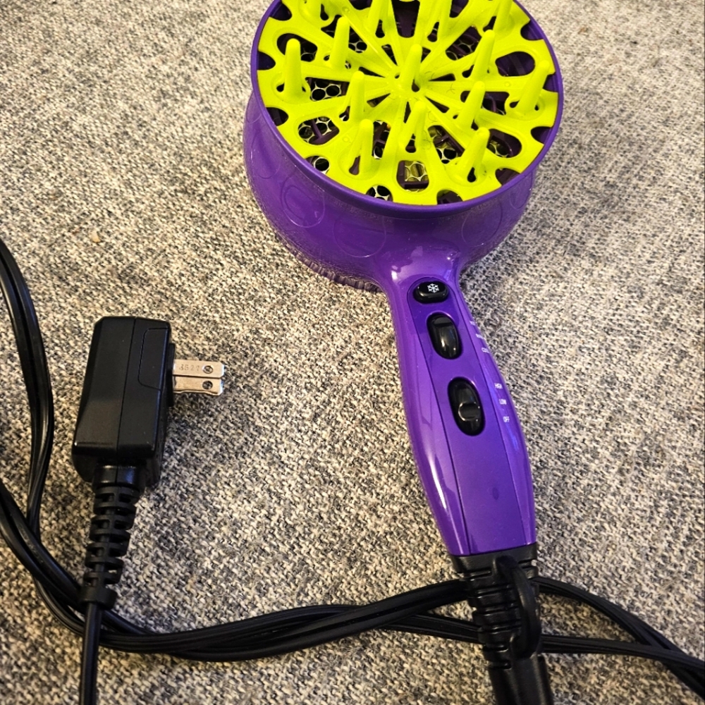 Bed Head Curls-in-Check 1875W Hair Diffuser Dryer | Great for Curly Hair